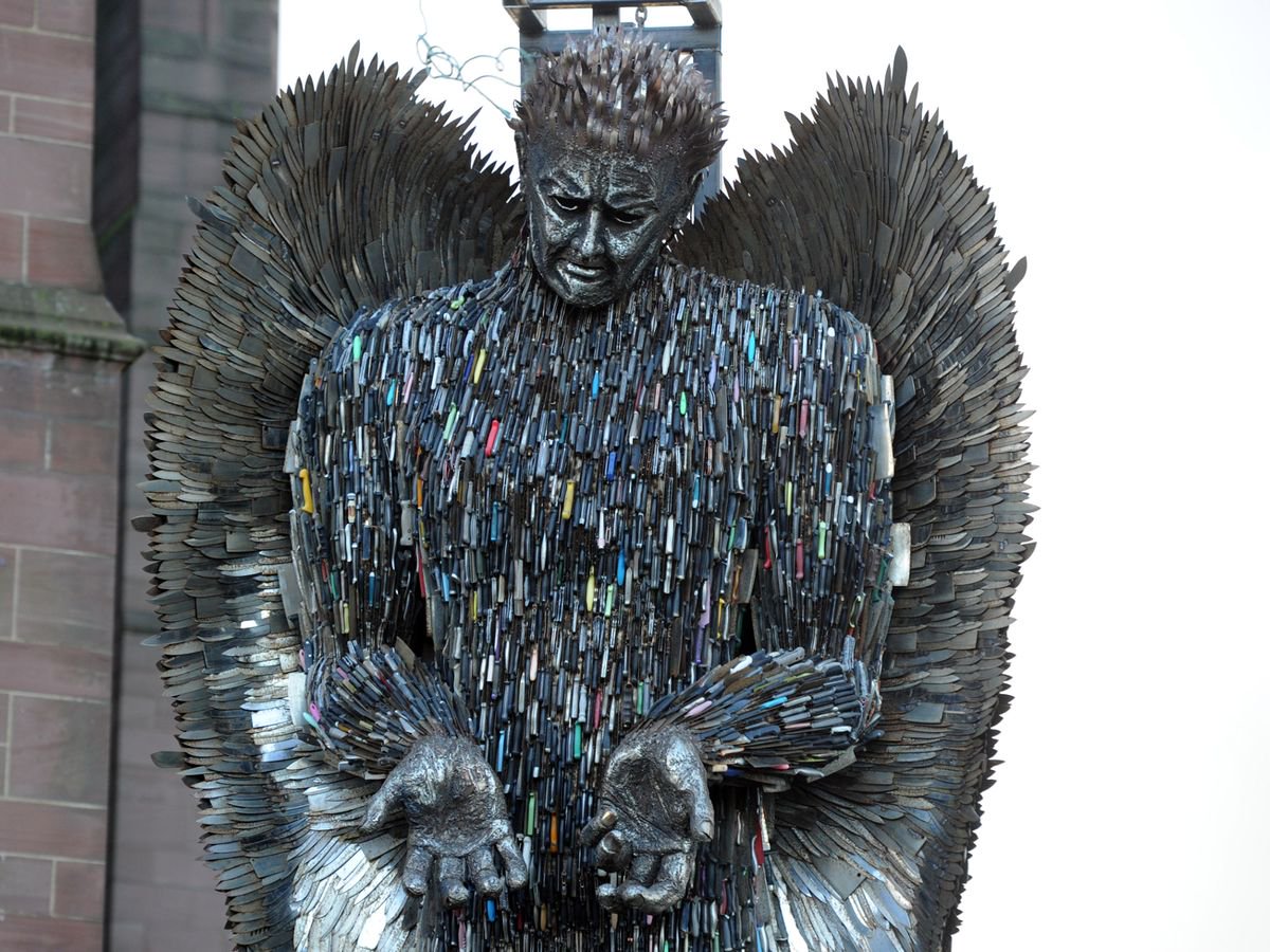 Knife Angel arrives in Redcar News TFM